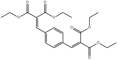 2,2'-(1,4-苯二亚甲基)二丙二酸四乙酯 结构式