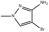 3-氨基-4-溴-1-甲基吡唑 结构式