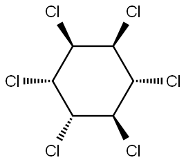 α-六六六 结构式