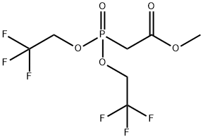 双(2,2,2-三氟乙基)膦酰基乙酸甲酯 结构式