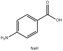 4-氨基苯甲酸钠 结构式