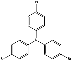 三(4-溴苯基)胺 结构式
