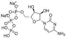 胞苷-5'-三磷酸二钠盐二水合物 结构式