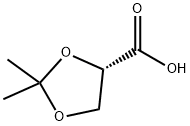 (S)-2,2-二甲基-1,3-二氧戊环-4-羧酸 结构式