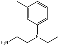 N-(2-氨乙基)-N-乙基间甲苯胺 结构式