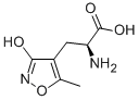 (S)-Alpha-氨基-3-羟基-5-甲基-4-异恶唑基丙酸 结构式