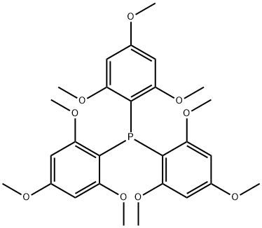 三(2,4,6-三甲氧基苯基)膦 结构式