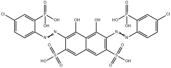 偶氮氯膦Ⅲ 结构式