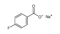 对氟苯甲酸钠 结构式