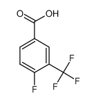 4-氟-3-三氟甲基苯甲酸 结构式