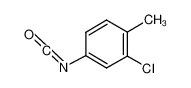 3-氯-4-甲基苯基异氰酸酯 结构式