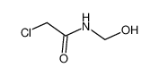 2-氯-N-(羟甲基)乙酰胺 结构式