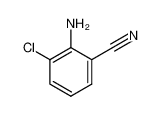 2-氨基-3-氯苯甲腈 结构式