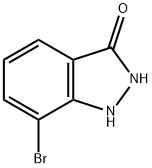 7-溴-3-羟基吲唑 结构式