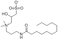 椰油酰胺丙基羟磺基甜菜碱 结构式