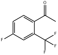 4-氟-2-三氟甲基苯乙酮 结构式