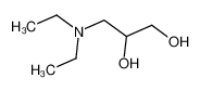 3-二乙胺基-1,2-丙二醇 结构式
