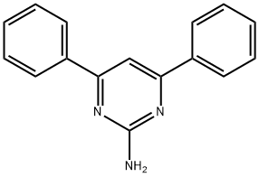 4,6-二苯基-2-氨基嘧啶 结构式