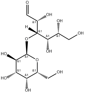 3-O-(α-D-吡喃半乳糖基)-D-半乳糖 结构式