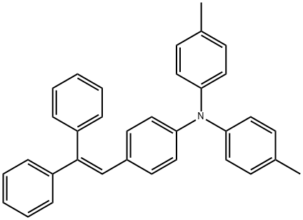4-(2,2-二苯基乙烯基)-N,N-二对甲苯基苯胺 结构式