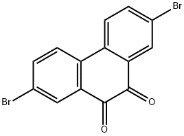 2,7-二溴菲-9,10-二酮 结构式