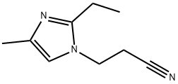 23996-25-0 1-(2-氰乙基)-2-乙基-4-甲基咪唑 结构式