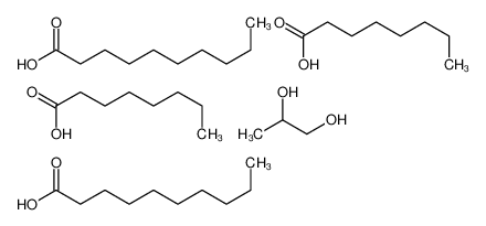 辛酸癸酸丙二醇酯 结构式