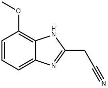 2-(氰基甲基)-4-甲氧基苯并咪唑 结构式