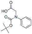 N-Boc-D-2-苯甘氨酸 结构式