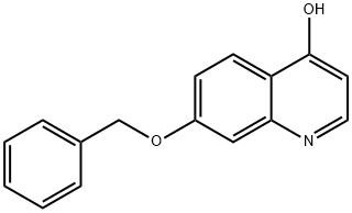 7-(苄氧基)喹啉-4-醇 结构式