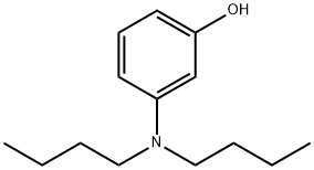 N,N-二丁基-3-氨基苯酚 结构式