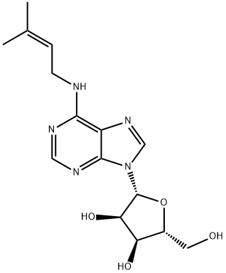 N6-异戊烯基腺苷 结构式
