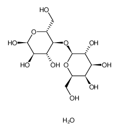 D(+)-乳糖一水合物 结构式
