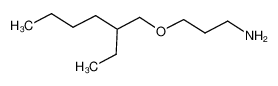 3-异辛氧基丙胺 结构式