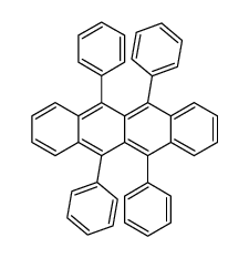 红荧烯 结构式
