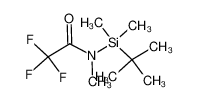 N-(叔丁基二甲硅烷基)-N-甲基三氟乙酰胺 结构式
