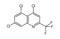 4,5,7-三氯-2-(三氟甲基)喹啉 结构式