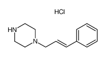 盐酸肉桂基哌嗪 结构式