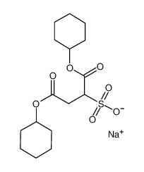 磺化琥珀酸二环己酯钠盐 结构式
