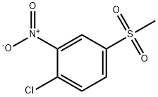 4-氯-3-硝基苯基甲砜 结构式