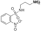 N-(3-氨丙基)-2-硝基苯磺酰胺盐酸盐 结构式