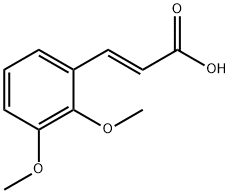 反式-2,3-二甲氧基肉桂酸 结构式