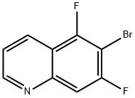 6-溴-5,7-二氟喹啉 结构式