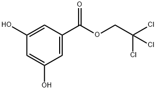 3,5-二羟基苯甲酸-2,2,2-三氯乙酯 结构式