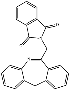 6-(邻苯二甲酰氨基甲基)吗吩烷啶 结构式