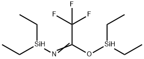 N,O-双(二乙基硅氢基)三氟乙酰胺 结构式