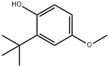 3-叔丁基-4-羟基苯甲醚 结构式