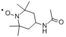 4-乙酰氨基-2,2,6,6-四甲基哌啶1-氧基自由基 结构式