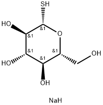 β-D-硫代葡萄糖钠盐 结构式