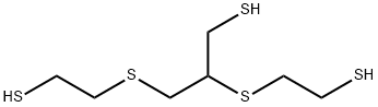 4-巯甲基-3,6-二硫杂-1,8-辛二硫醇 结构式